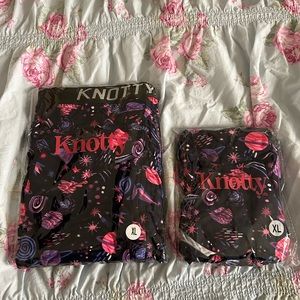 NEW in package Knotty Knickers pajamas XL plus gift